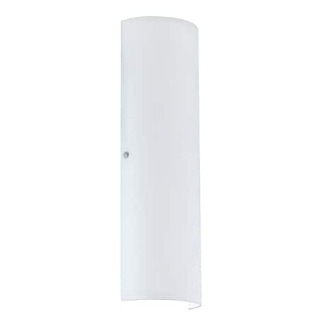 Besa Lighting Torre 22 Wall Sconce, Opal Matte, Satin Nickel Cap Finish, 2x11W LED 819407-LED-SN